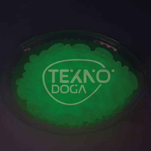 TAMSET 6x12mm 45g Fosforlu Boncuk Elips Glow Olta Boncuğu - 4