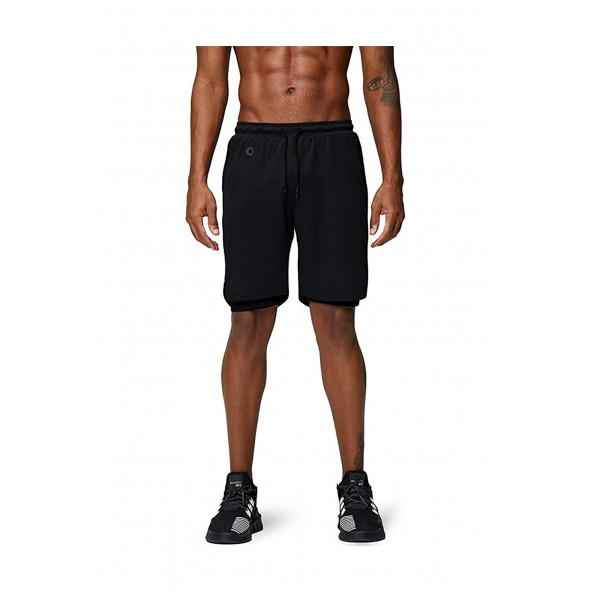 MOOLY Unisex Koşu Ve Antrenman Sporcu Şortu Siyah - 3