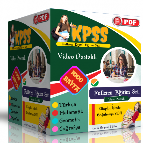 2025 KPSS Dijital Eğitim Seti (1000 PDF Sayfası)