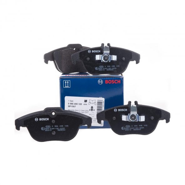 FREN BALATASI VW TOUAREG V6 ÖN BREMBO 17 PR-1LE BOSCH 7L6698151E ürün görseli