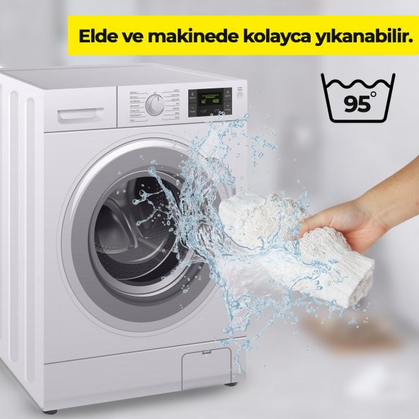 Mulpex Zincir Dikiş Nemli Mop 50 cm., 220 gr. x 10 Adet - 7