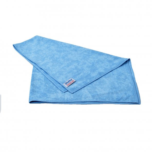 Polikur 3223 Mikrofiber Oto Kurulama ve Temizlik Bezi 50x70 cm. Mavi - 12 Adet - 4