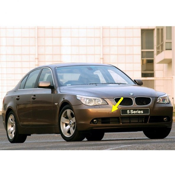BMW 5 Serisi E60 2003-2007 Ön Tampon Çeki Demiri Kapağı 51117111787