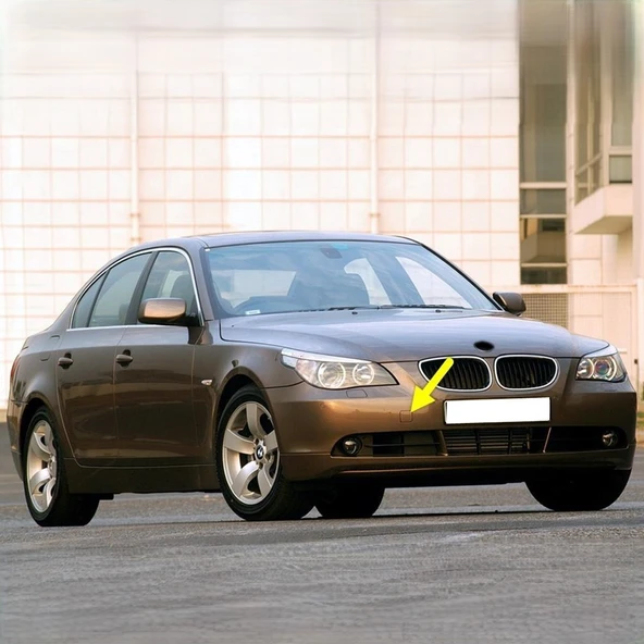 BMW 5 Serisi E60 2003-2007 Ön Tampon Çeki Demiri Kapağı 51117111787 - 1