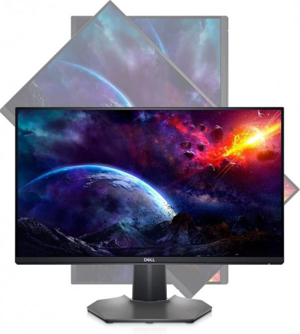 DELL S2522HG 25 Oyun Monitör, IPS 1920x1080 1ms 240Hz HDMI, DP, USB Siyah LED Monitör