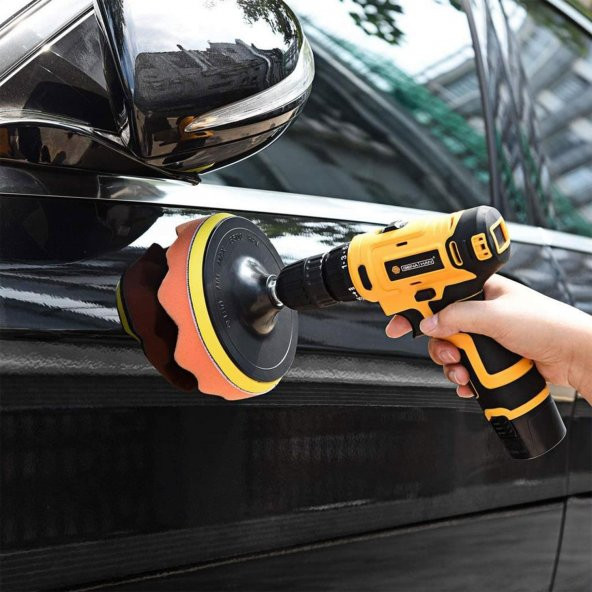 (30 PARÇA) Pasta Cila Polisaj Süngeri Pedi Seti 115 mm Parlatıcı - 5