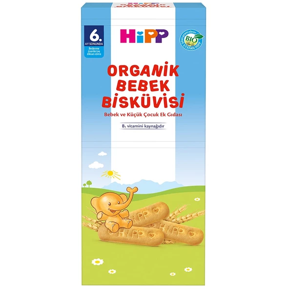 Hipp Organik Bebek Bisküvisi 180 gr 4 ADET - 2