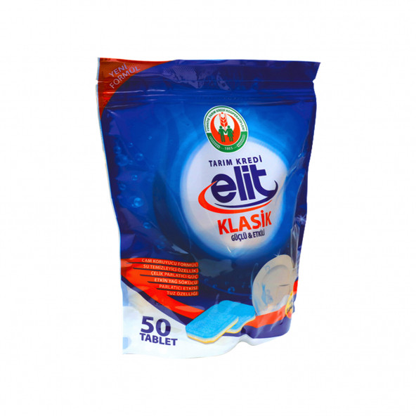 Tarım Kredi Elit Bulaşık Makinesi Tablet 50 Li