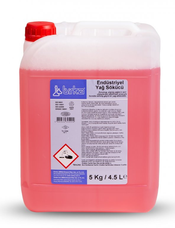 Birka Endüstriyel Yağ Sökücü 4 Adet x 5 Kg. - 2