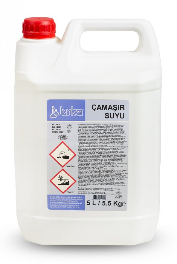 Birka Çamaşır Suyu 4 Adet x 5 Litre - 2