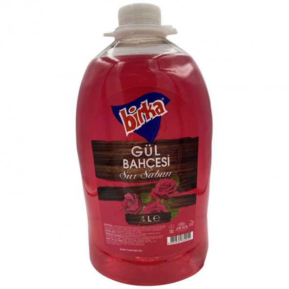 Birka Sıvı El Sabunu, 4 Adet x 4000 ml., Gül Kokulu - 2