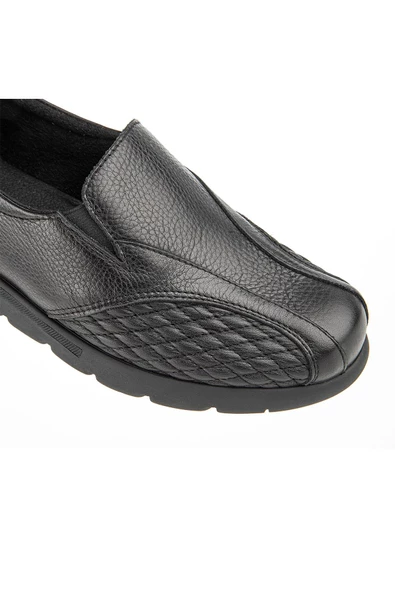 Muya Esther 6 Nokta Anatomik Taban Topuk Dikeni Halluks Valgus Kemik Çıkıntısına Uygun Hakiki Deri Kadın Ayakkabı - 5