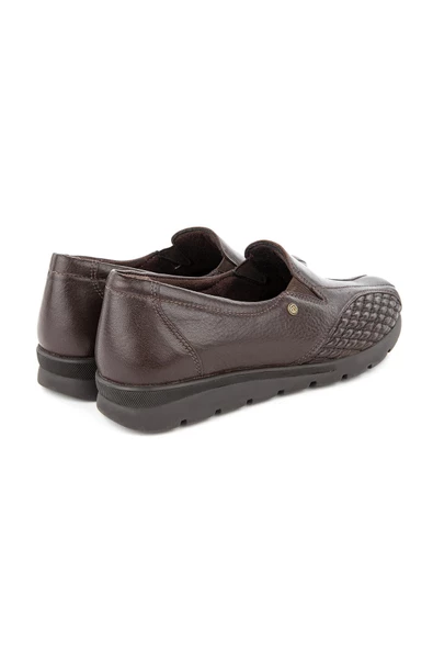 Muya Esther 6 Nokta Anatomik Taban Topuk Dikeni Halluks Valgus Kemik Çıkıntısına Uygun Hakiki Deri Kadın Ayakkabı - 8