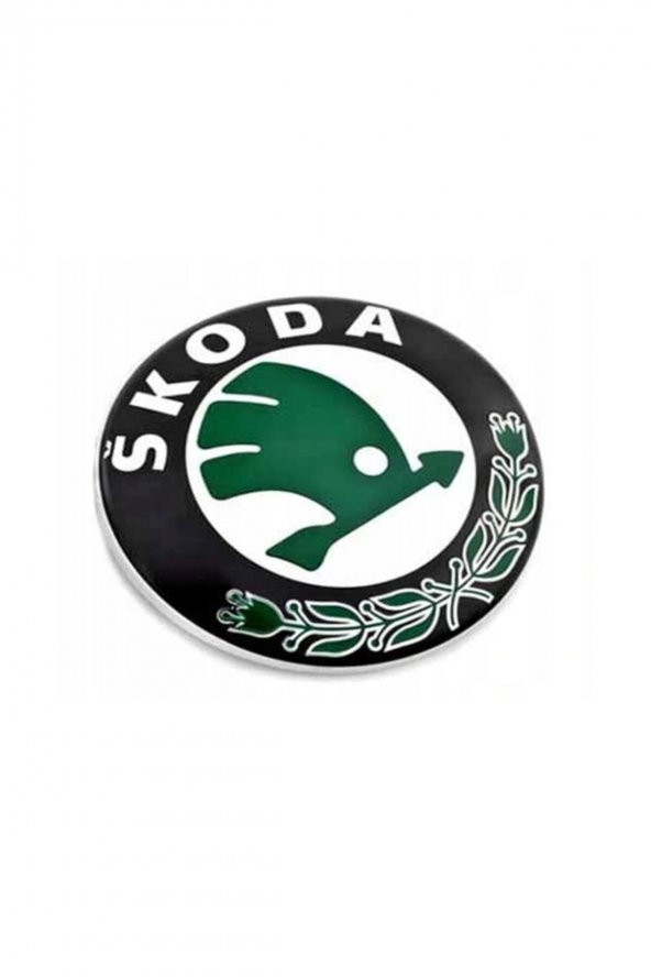 1u0853621c Skoda Octavia Ön Panjur Arma Amblem 80 Mm 2009-2012 Model Arası Araçlara Uyumlu - 1