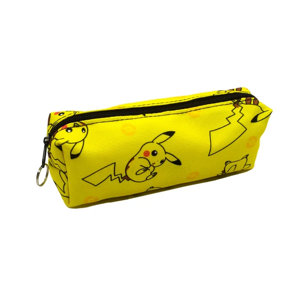 Sarı Pikachu Pokemon Pikaçu Kalemlik Fermuarlı Makyaj Çantası ürün görseli 1
