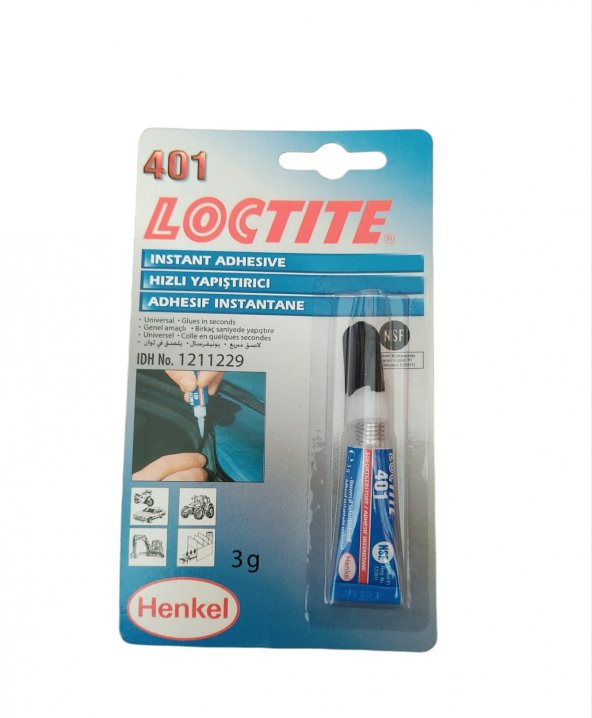 Loctite 401 Hızlı Yapıştırıcı Genel Amaçlı 3 Gram