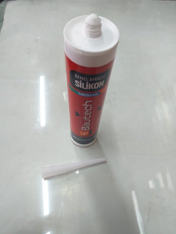 Genel Amaçlı Silikon 280 Ml Bautech 153780124 Siyah Beyaz Şeffaf - 3