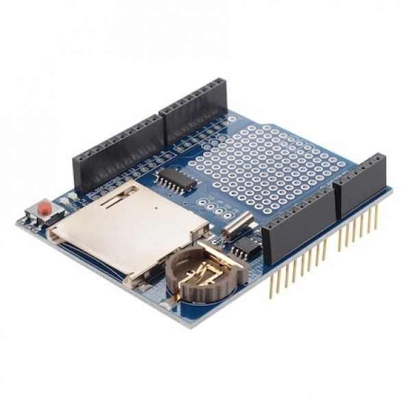 Logging Recorder RTC + SD Kart Data Logger Shield (Arduino Uyumlu)