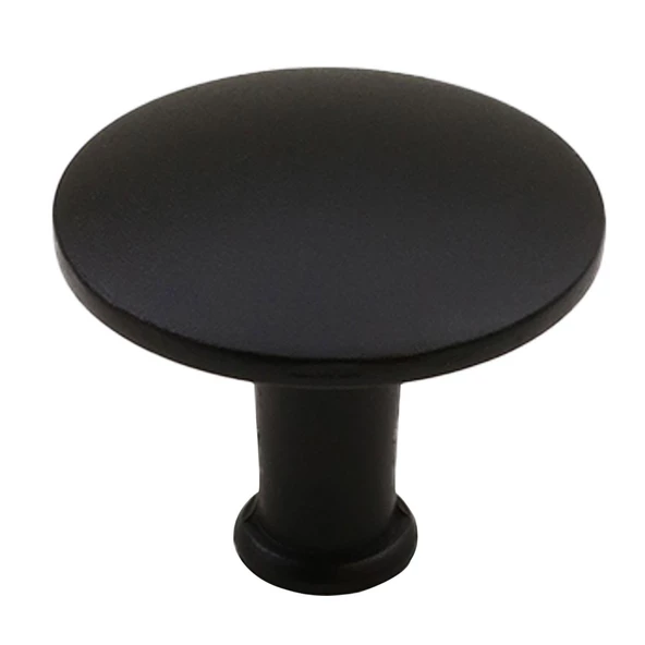 Big Düğme Kulp Mobilya Mutfak Çekmece Dolap Dolabı Kapak Kulpu Kulpları Kulbu Metal Mat Siyah ürün görseli