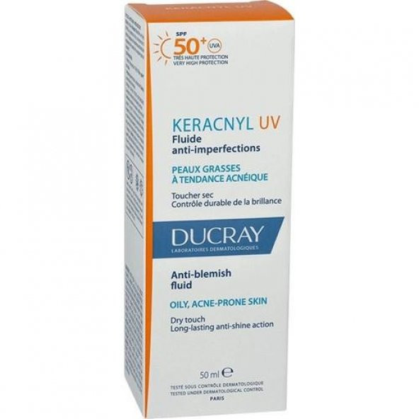 Ducray Keracnyl UV SPF50+ Anti Blemish Fluid 50 ml