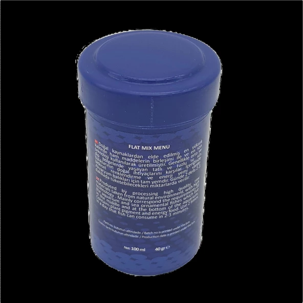 Carino Flat Mix Menu Granulat Renklendirici Balık Yemi 100 ml - 2
