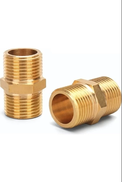 Sarı Nipel 1 1/4" - Resim 2