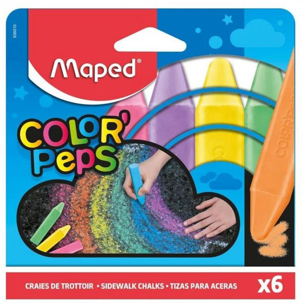 Maped Color Peps Büyük Boy Renkli Yer Tebeşiri - 2