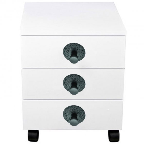 Çekmece Dolap Kapak Kulpu Kulbu 32 mm Mat Siyah Metal Kulp - Resim 4