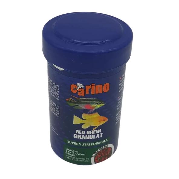 Carino Red Green Granulat Karma Balık Yemi 250 ml