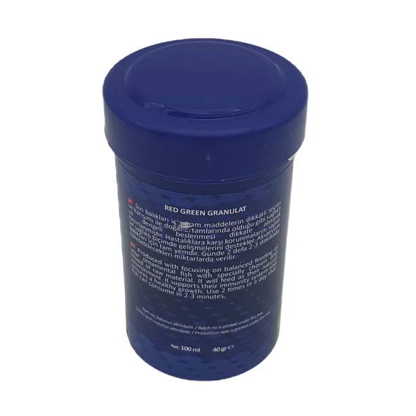 Carino Red Green Granulat Karma Balık Yemi 250 ml - 2
