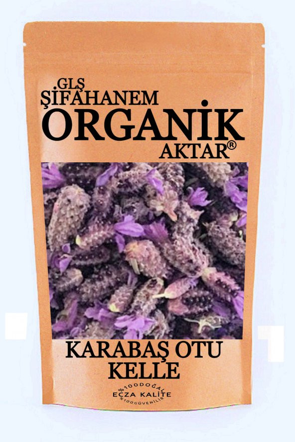 Karabaş Otu Çayı Kurusu Sade Baş Kısmı  100Gr Ecza Kalite