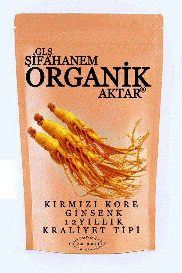 Ginsenk Ginseng Kırmızı Kore Kraliyet Tipi 12 Yıllık 50 GR