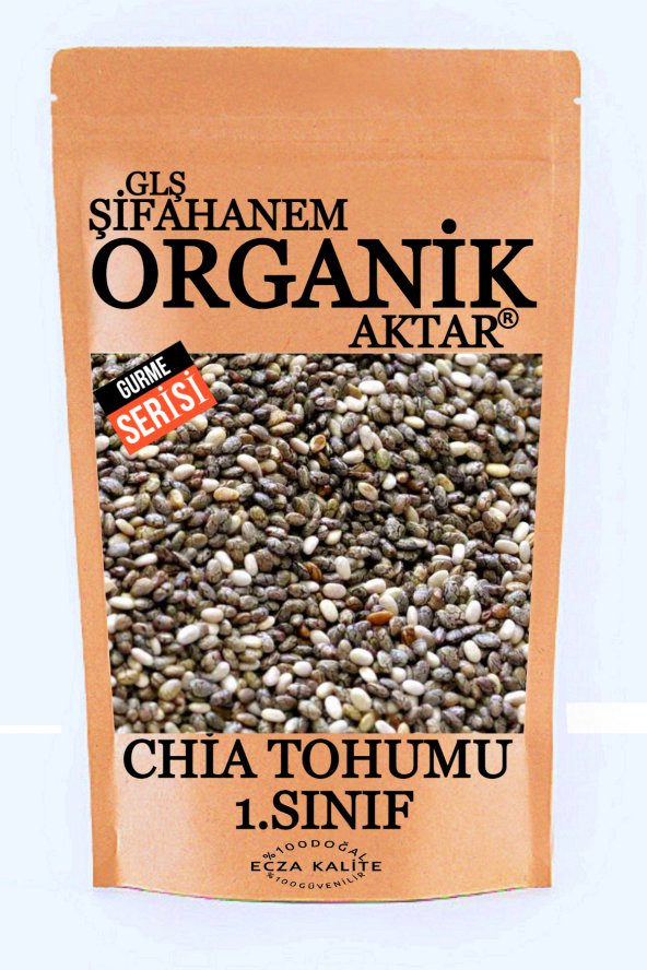 Chia Tohumu 1KĞ 1,sınıf (Yağı Alınmamış)