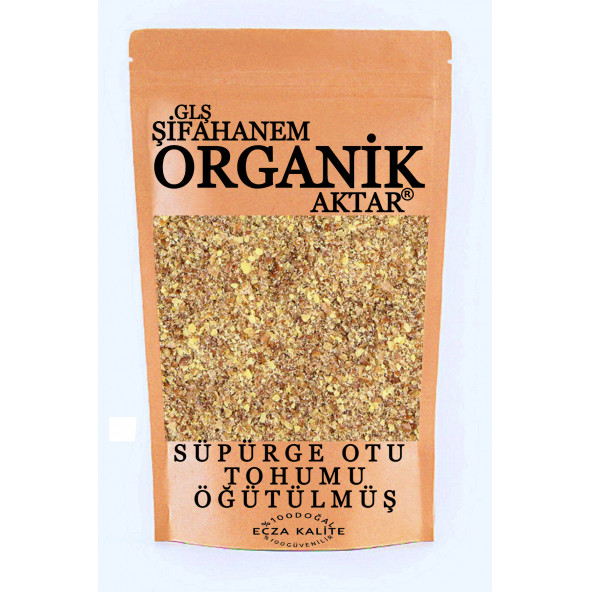 Süpürge Otu Tohumu Öğütülmüş Toz 1KĞ Gıda Tipi Ecza Kalite