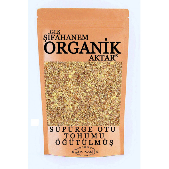 Süpürge Otu Tohumu Öğütülmüş Toz 250GR Gıda Tipi Ecza Kalite