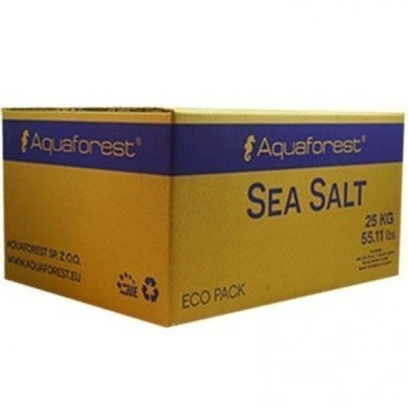 Aquaforest Sea Salt Box Akvaryum Deniz Tuzu 25 kg