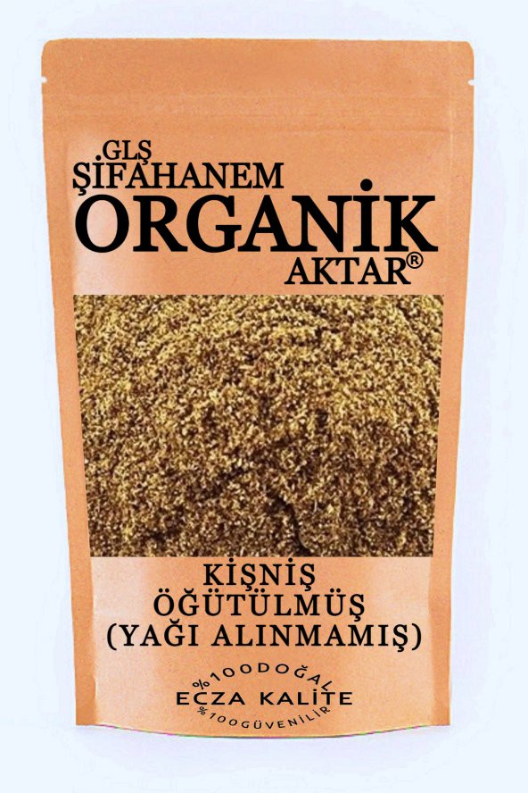 Kişniş Toz Yerli ( Yağı Alınmamış) Yeni Mahsül Ecza Kalite 100Gr