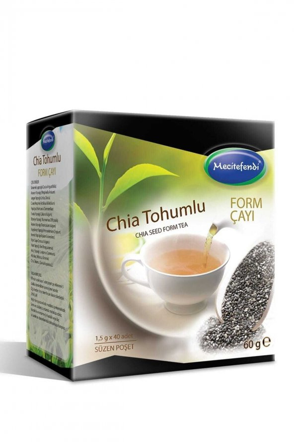 Mecitefendi Chia Tohumlu Form Çayı 40 Lı Süzen Poşet