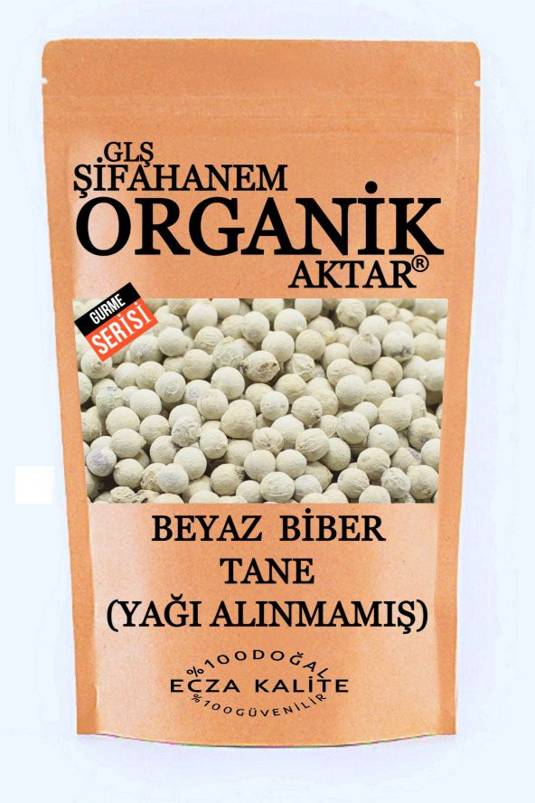 Beyaz Tane Biber Beyaz Karabiber 100 GR Ak Biber