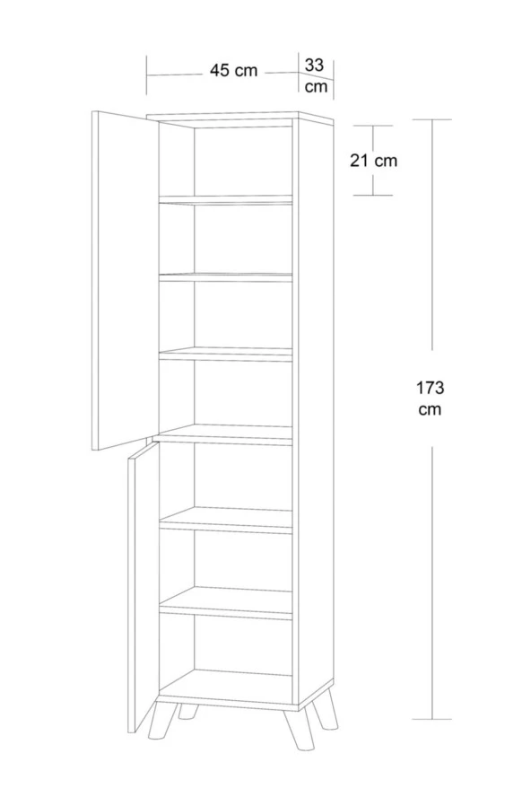 Mobilique Zarif Banyo Dolabı - 3