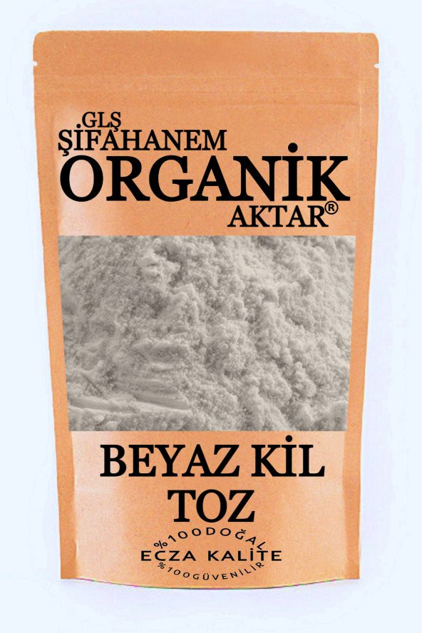 Beyaz Kil Doğal Yüz Maskesi 1Kğ  Yüksek Mineralli Ecza Kalite