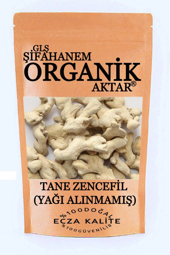 Zencefil Tane Yağı Alınmamıştır 1. Sınıf Yüksek Kalite 250GR