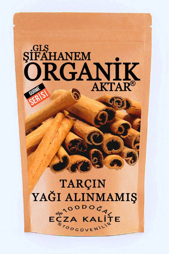 Tarçın Kabuk Tane Çubuk 60gr Yağı Alınmamış Ecza Kalite