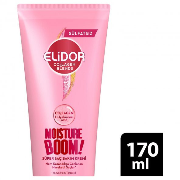 Elidor Collagen Blends Saç Kremi Moısture Boom Sülfatsız 170 Ml