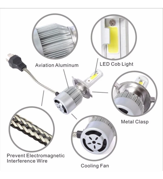 Fiat Bravo Uzun Far Led Xenon Şimşek Etkili - 5