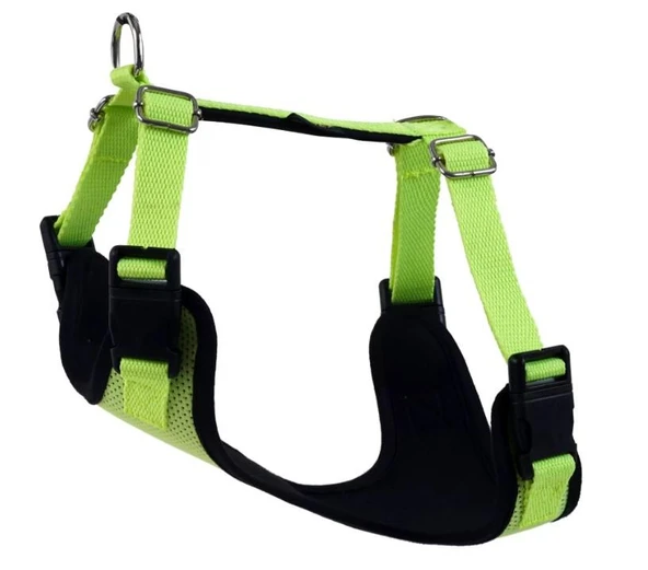 Actirex COOL Dokuma Kumaş Neon Köpek Göğüs Tasması M Yellow 45-55cm 8-14 Kg KÖPEKLERE ürün görseli 1