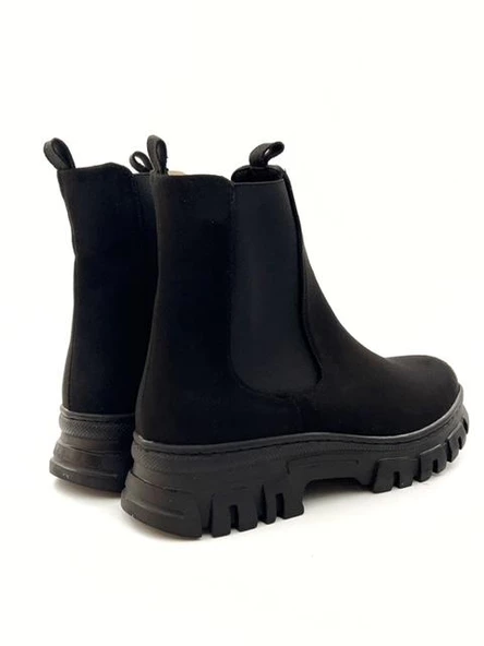 Potinonline 1227 Kadın Lastikli Kalın Taban Günlük Bot - 5