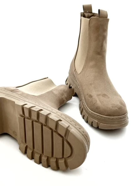 Potinonline 1227 Kadın Lastikli Kalın Taban Günlük Bot - 6