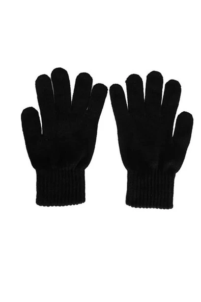 Termal Kışlık Yün Eldiven Siyah