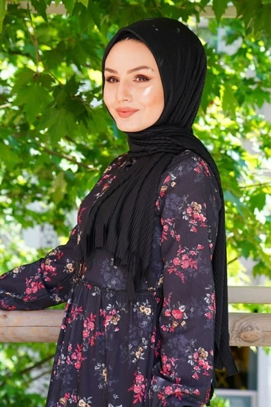 Piliseli Hazır Pratik Şal Siyah - 2